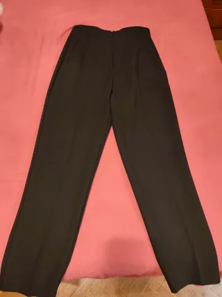Pantalón de traje negro Zara talla M