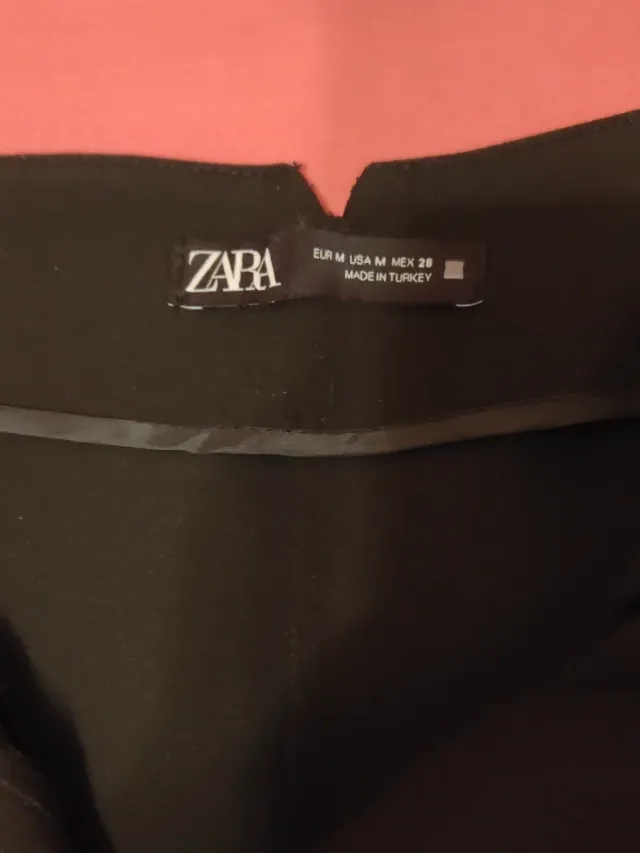 Pantalón de traje negro Zara talla M