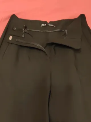 Pantalón de traje negro Zara talla M