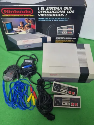 Nintendo NES Consola 2 mandos cableado