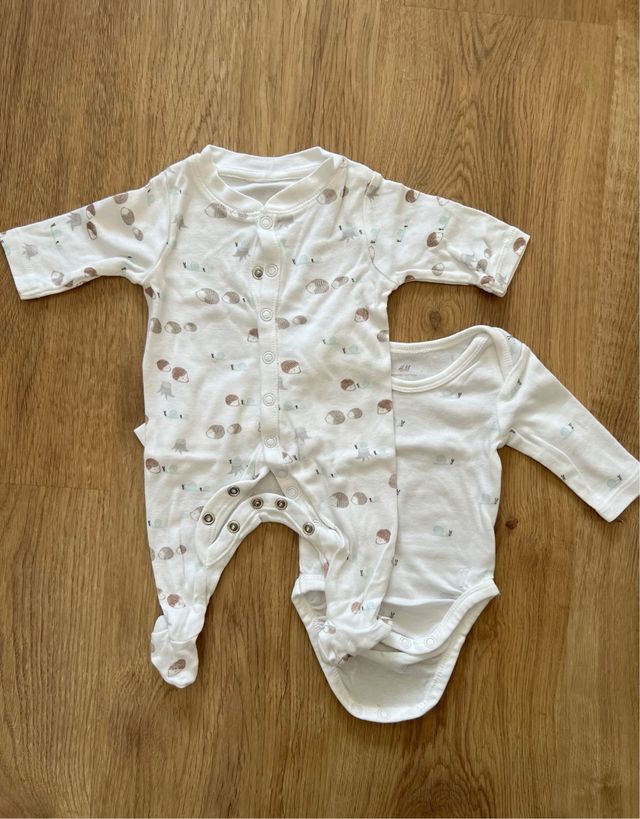 Pack 6 Pijamas Bebé Recién Nacido Talla 0-1