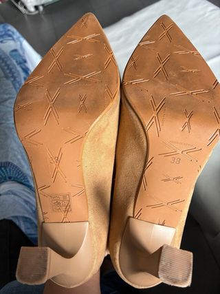 Zapatos tacón Ana Saenz Calzados piel beige