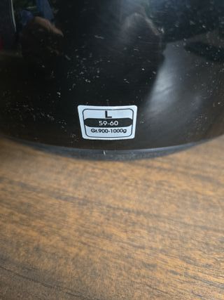 Casco abierto USADO
con visera tallal