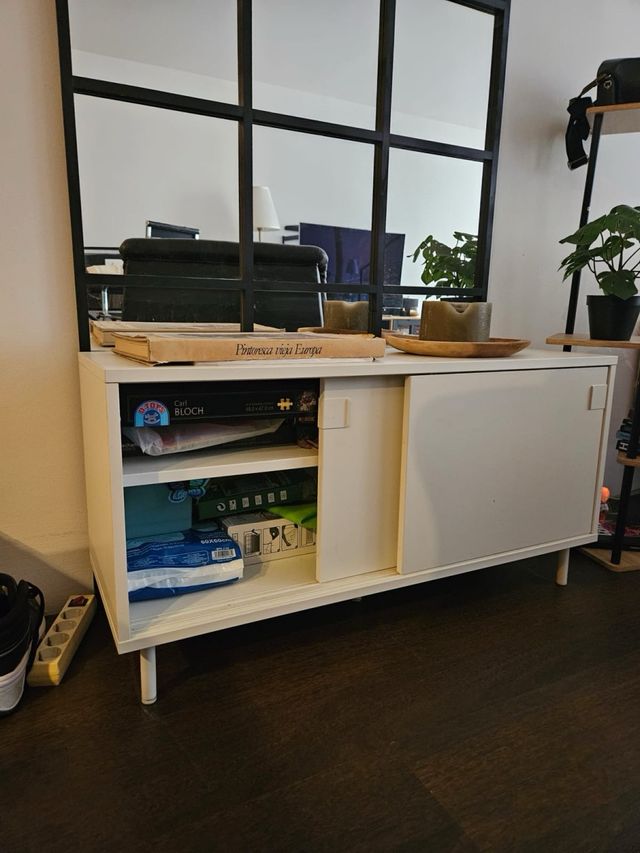 Banco scarpiera IKEA Mackapar bianco come nuovo