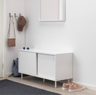 IKEA Banco zapatero Mackapar blanco