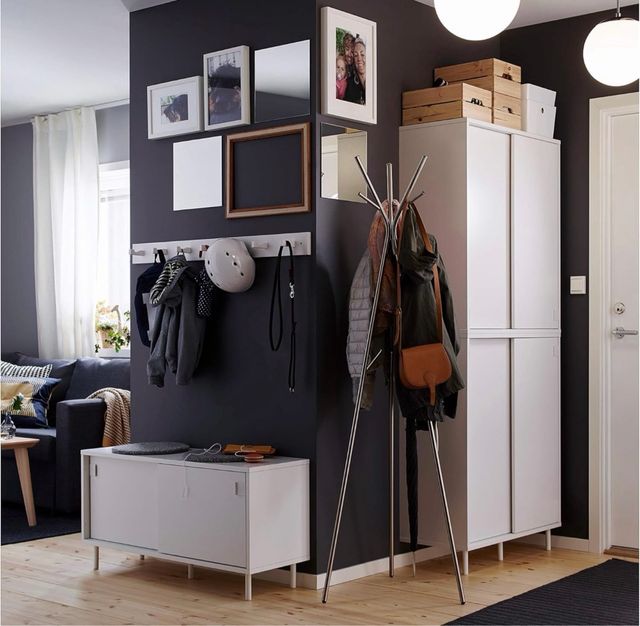 Banco scarpiera IKEA Mackapar bianco come nuovo