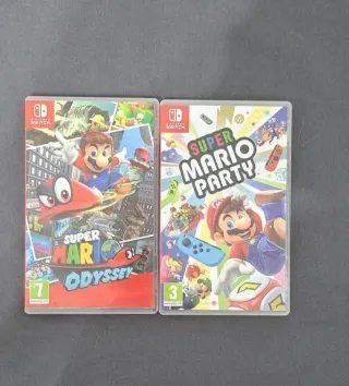 Super Mario Odyssey y Super Mario Party Switch