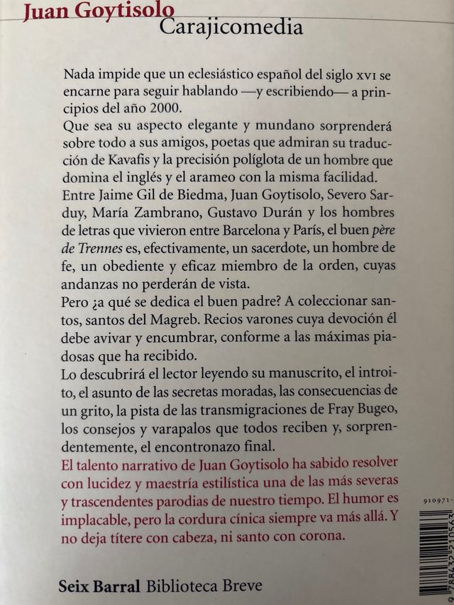 Carajicomedia De Fray Bugeo Montesino Y Otros P...