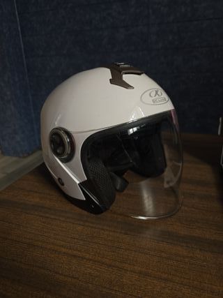 Casco Moto USADO
Abierto Blanco Talla L