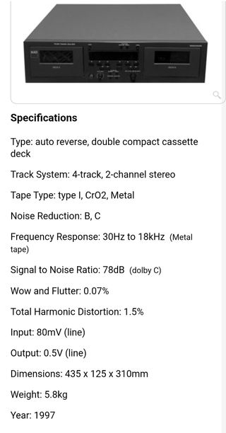 Equipo vintage NAD C 320 + C 420 + D 616 Deck A+B