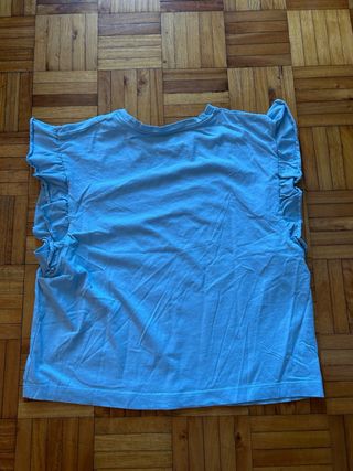 Camiseta Lefties volantes azul Talla M