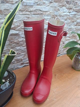 Botas Hunter Rojas Talla 37