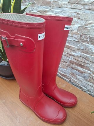 Botas Hunter Rojas Talla 37
