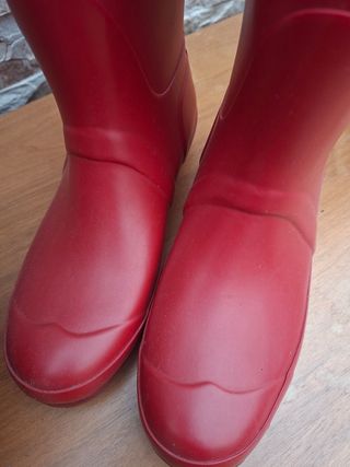 Botas Hunter Rojas Talla 37