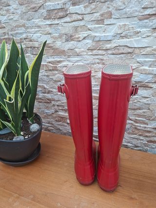 Botas Hunter Rojas Talla 37