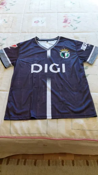 Camiseta Burgos C.F. Talla XL Negra