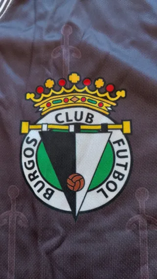 Camiseta Burgos C.F. Talla XL Negra