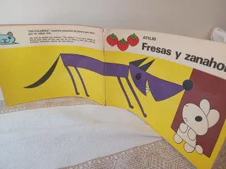 Libro infantil Fresas y zanahorias.  Atilio.