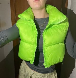 Chaleco verde talla única