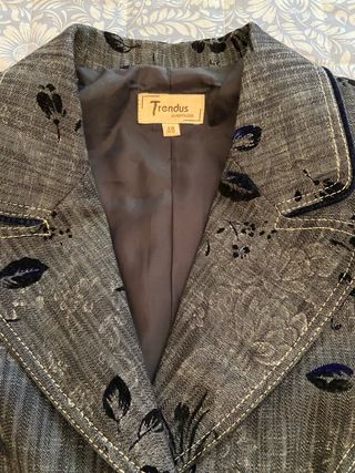 Traje de chaqueta y pantalón denim