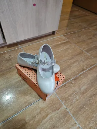 Traje de Comunión Blanco y azul