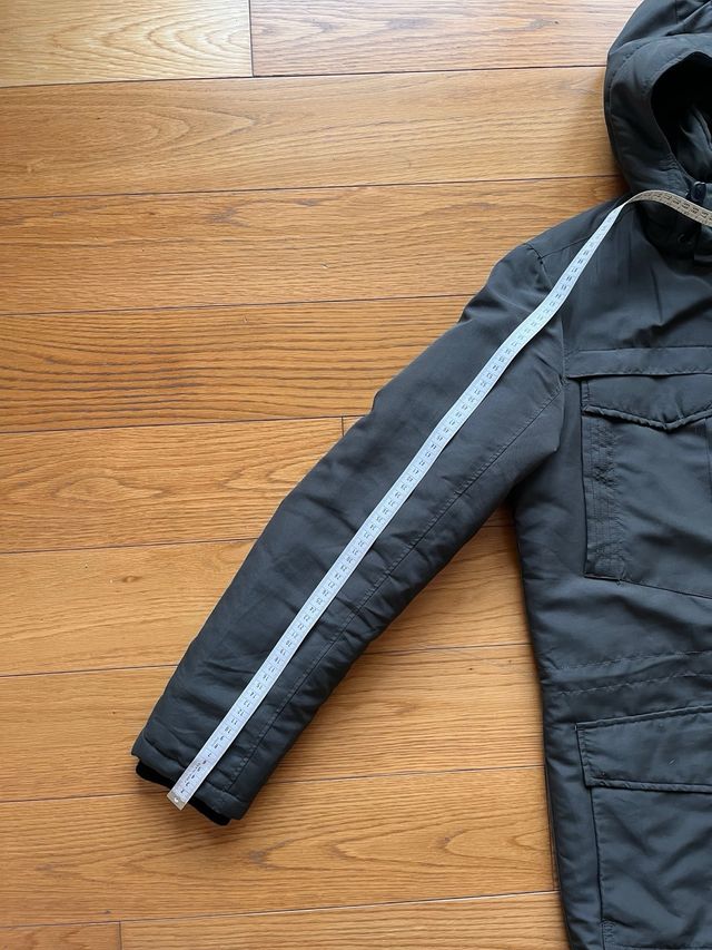 Parka uomo verde militare