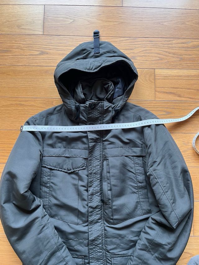 Parka uomo verde militare