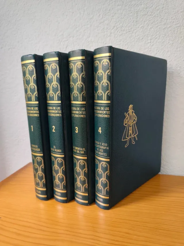 4 libros historia de los descubrimientos y explora