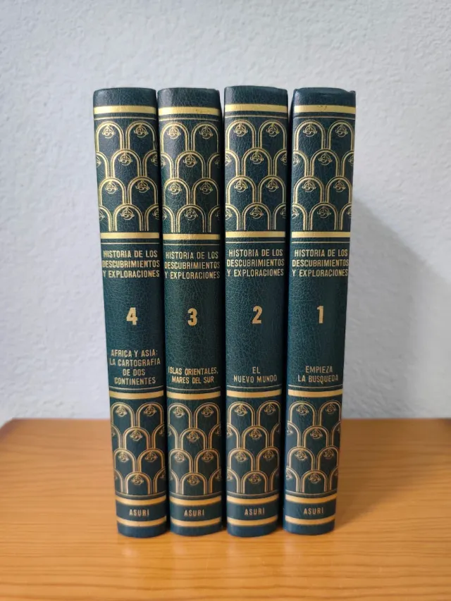 4 libros historia de los descubrimientos y explora