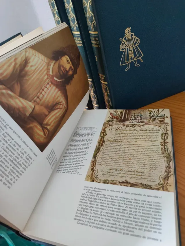 4 libros historia de los descubrimientos y explora