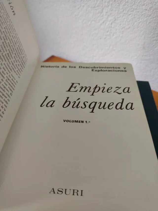 4 libros historia de los descubrimientos y explora