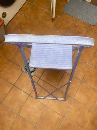 Escalera plegable morada 