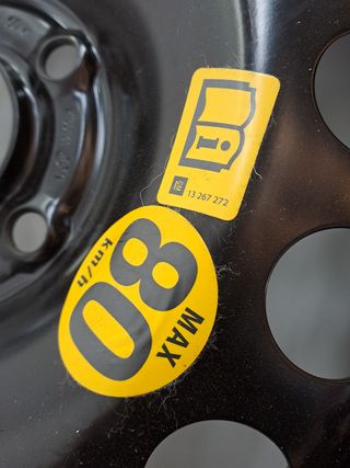 NEUMATICO REPUESTO OPEL ASTRA J LIM.