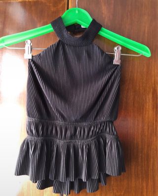 Top fiesta Bershka negro XS