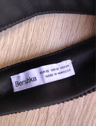 Top fiesta Bershka negro XS