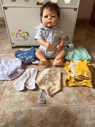 Muñeca Bebé Reborn con Ropa
