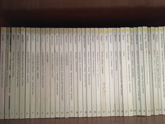 Colección Historia Música Clásica 40 CD y Libros