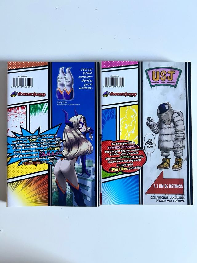 Mangas 1 y 2 de My Hero Academia 