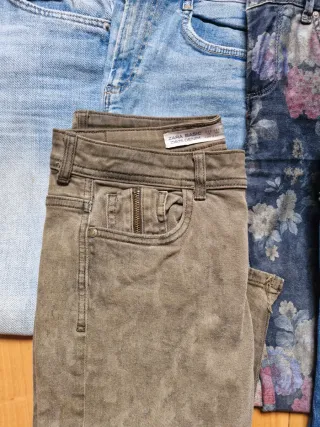 Lote 10 Pantalones Vaqueros Zara chica