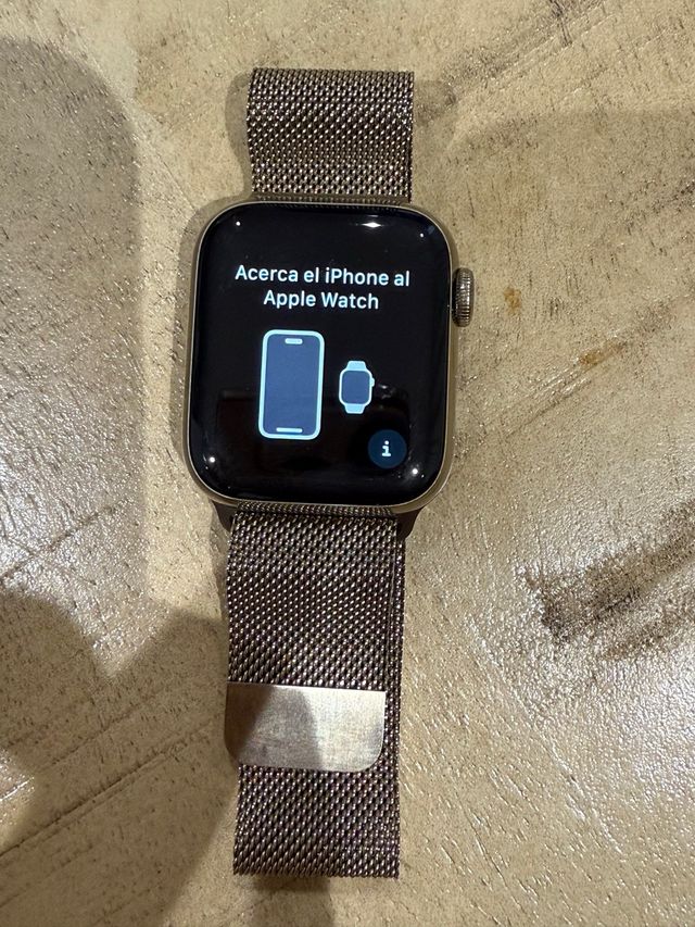 Apple watch series 6 acero inoxidable oro 40mm GPS