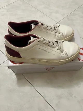 Scarpe Guess Uomo Bianche e Rosse
