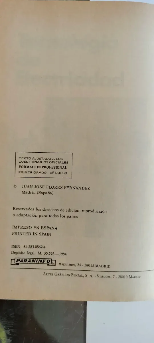 TECNOLOGIA ELECTRICIDAD