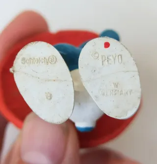 PITUFO CON PARAGUAS SETA FIGURA PVC SMURF PEYO