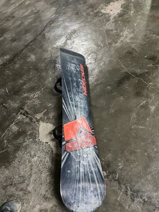 Tabla Snowboard Roja y Negra