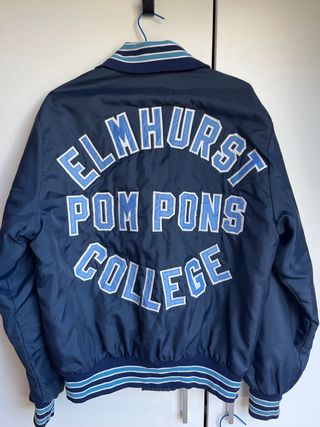 Chaqueta Bomber Elmhurst Pom Pons College Azul