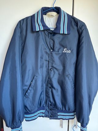 Chaqueta Bomber Elmhurst Pom Pons College Azul