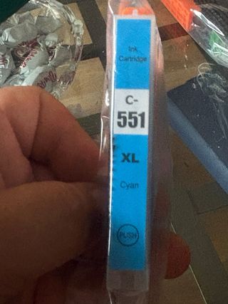 Pack 5 Cartuchos Tinta C-551 y C-550 XL 