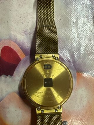 Reloj Tous Dorado Original