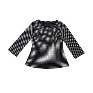 Armani Jeans/ Top entallado cuadros vichy M