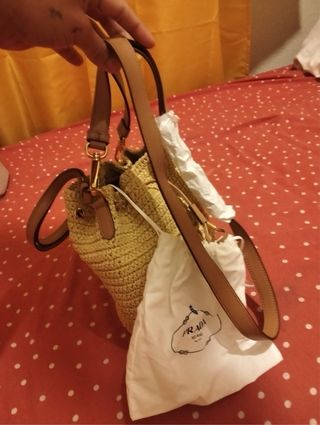 Bolso Prada Milano Beige 